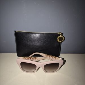 Stella McCartney Pink Sunglasses with Black Case